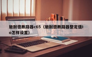 施耐德断路器c65（施耐德断路器整定值Io怎样设置）